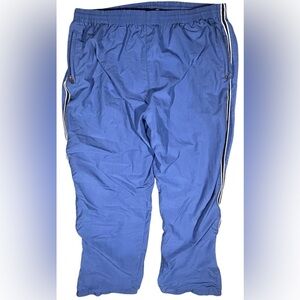 Vintage Classic Sports 80s Nylon Windbreaker team Track Pants Mens XL Blue